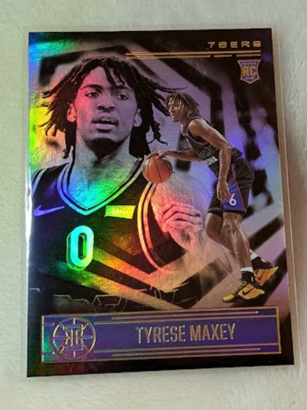 O1 2020 PANINI Tyrese Maxey Rookie Card #162